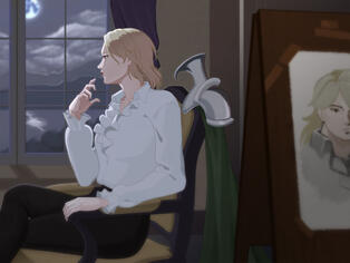 Illustration + Complex Background